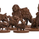 Like most other miniatures, these come unpainted